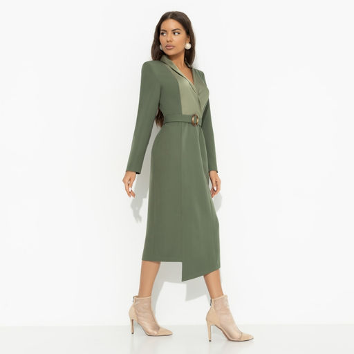 Платье с подплечниками Простая магия элегантности ( с поясом) - Charutti фото 2