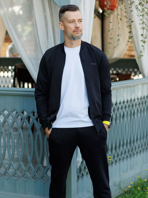 Спортивный костюм М-1852 Чёрный - Relay фото 10