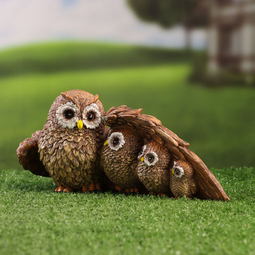 Фигурка полистоун «Семейство сов», 21×11×10 см