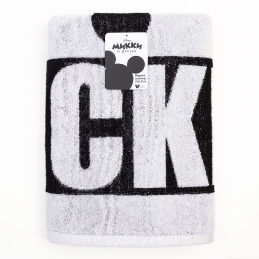 Полотенце махровое Mickey Микки Маус, белый, 70х130 см, 100% хлопок, 420гр/м2 - Disney фото 5