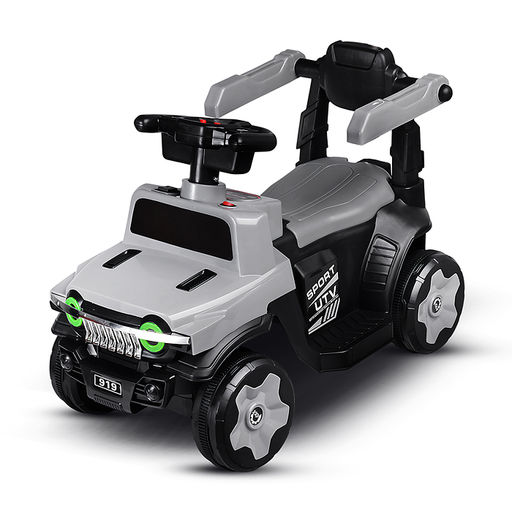 Электромобиль детский "Джип" (цвет серый)