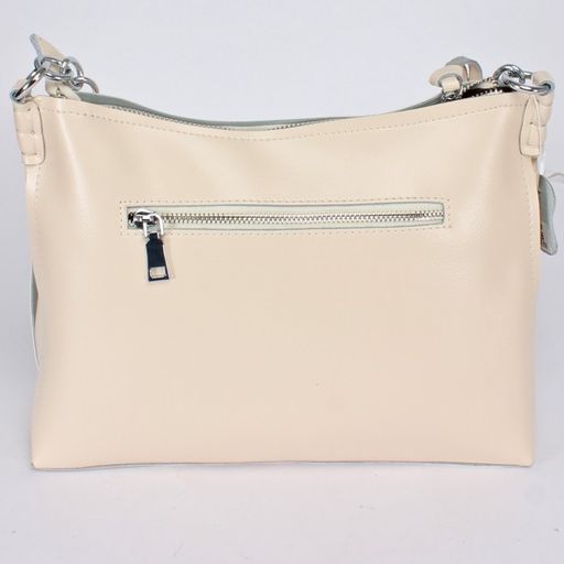 Сумка женская натуральная кожа JRP-8900,  1отд+карм/перег,  плечевой ремень,  бежевый  SALE 239281