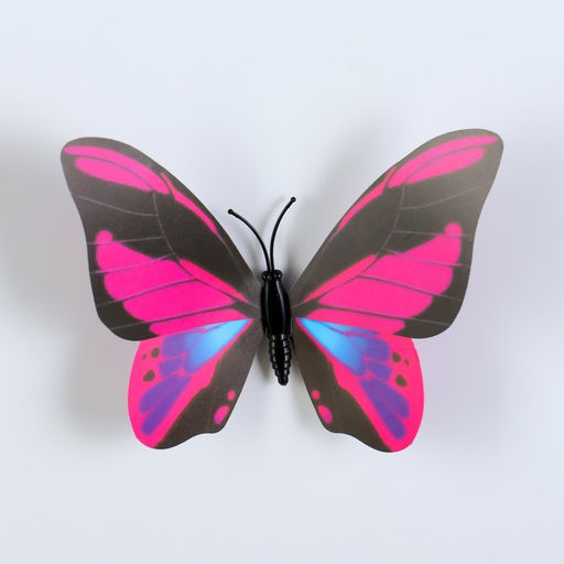 Цена за 50 шт. Магнит пластик Бабочка горошек МИКС 12х7 см - Simaland фото 3