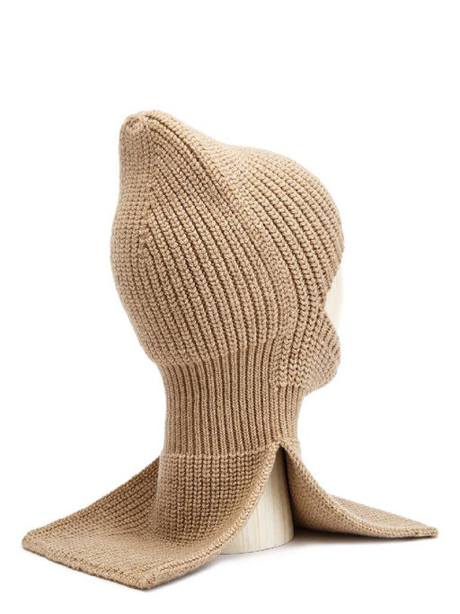 Шапка жен. шерсть+акр LB-N88044 beige melange - Labbra фото 2