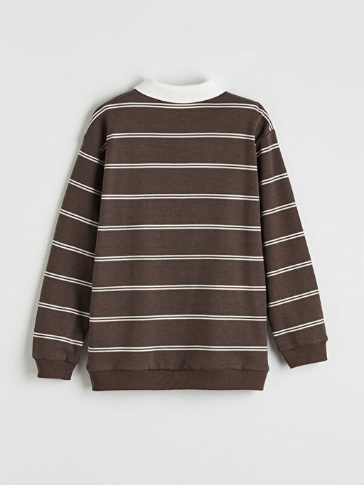 Polo Yaka ?izgili Erkek ?ocuk Ti??rt