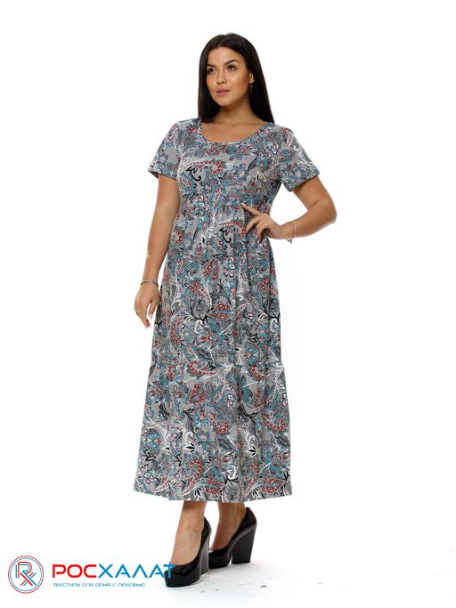 Трикотажное платье  КП-02 (4) - Росхалат фото 4