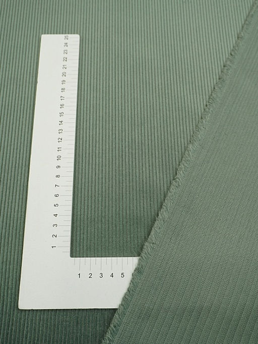 Вельвет цв.Св.винтажная хвоя, ш.1.45м, хлопок-100%, 330гр/м.кв