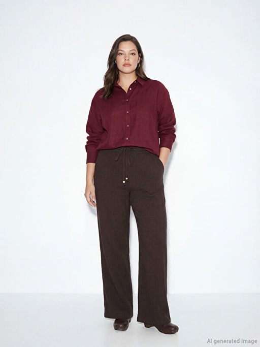 Beli Lastikli Kad?n M?slin Pantolon