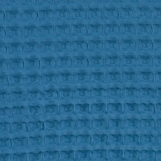 Полотенце банное вафельное «Этель» Boho 67×140 см, хлопок 100%, синее