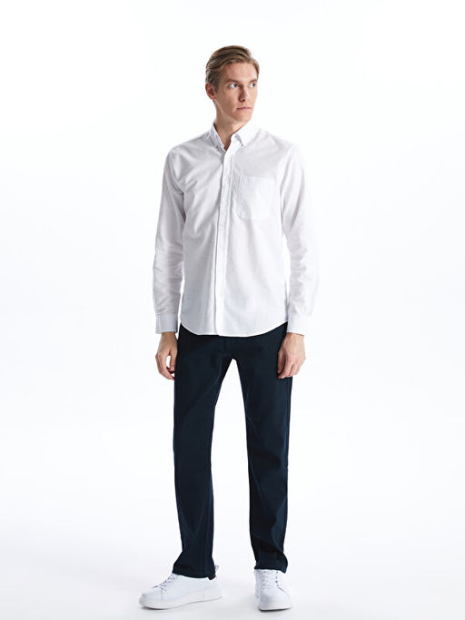 Regular Fit Uzun Kollu Oxford Erkek G?mlek