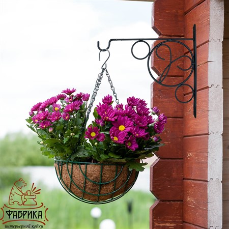 Кронштейн для цветов 52-028 - Фабрика интерьерной ковки фото 2