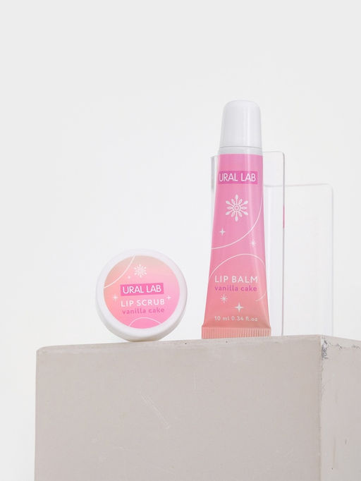 Подарочный набор новогодний Winter Fantasy, бальзам и скраб для губ, URAL LAB