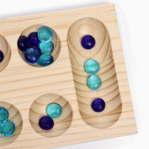 Настольная игра на логику «Калах. Манкала», 48 камней