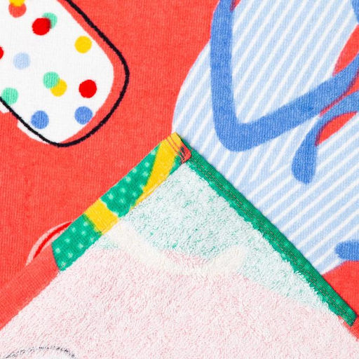 Полотенце Розовые сандали 70*140 см, велюр/махра 350гр/м2, 100% хлопок - Этель фото 4