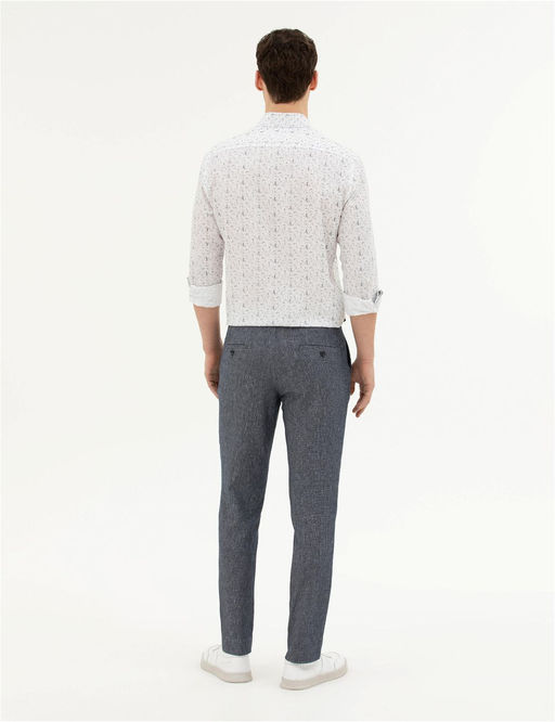 Lacivert Slim Fit Kuma_ Pantolon - Pierre cardin фото 4