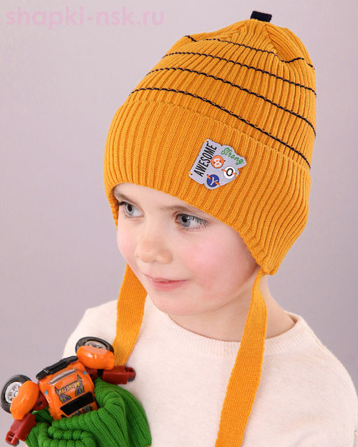02-48-E Шапка для мальчика (48-50)