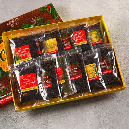 Чайный календарь С Новым годом, 20 г. х 12 шт. - Доброе Здоровье фото 3