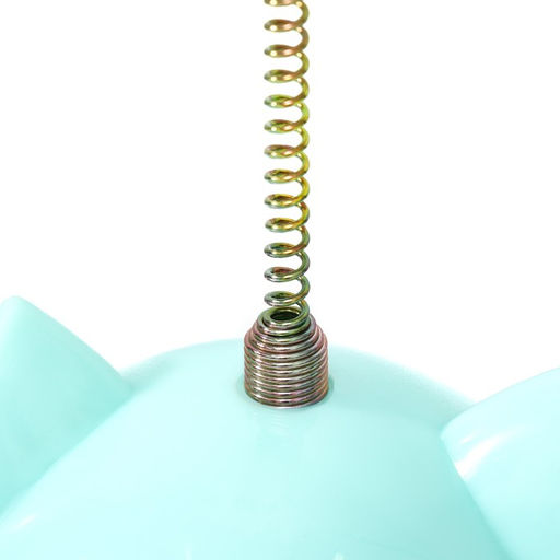 Игрушка-неваляшка Перьевой взрыв для кошек, 20 см, голубая - Пижон фото 5