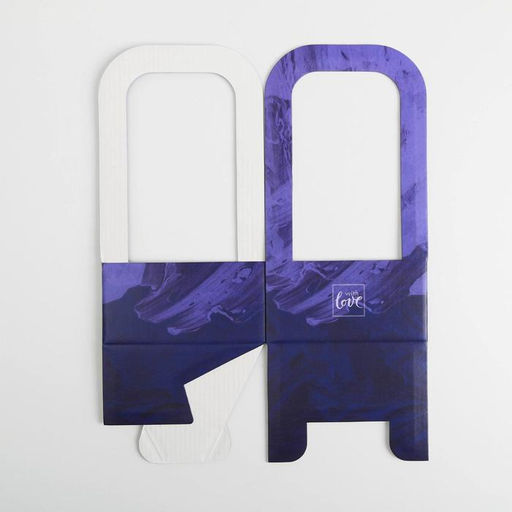 Коробка-переноска для цветов С любовью, 12 12 22 см - Дарите счастье фото 4