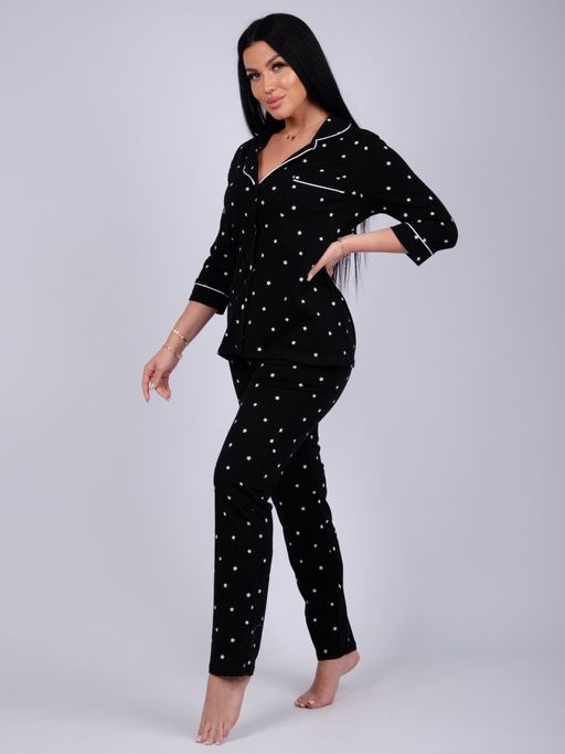 Пижама "Классика" звезды, трикотаж