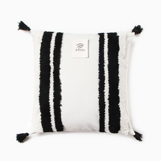 Наволочка декоративная Этель бохо Line 45х45 см, хлопок  фото 4