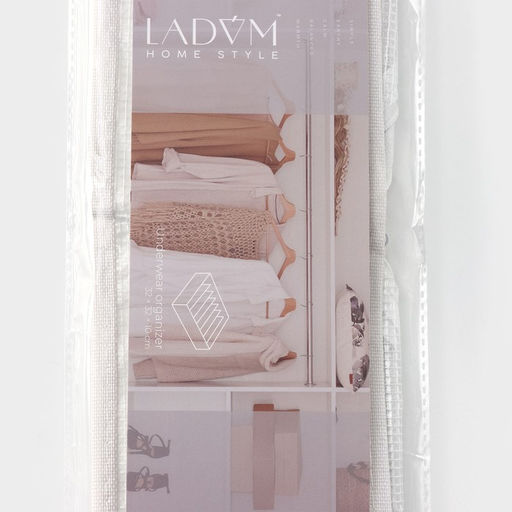Органайзер для хранения белья LaDо́m, 7 ячеек, 32×32×10 см, белый