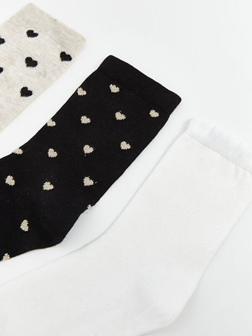 Desenli Kad?n Soket ?orap 5li