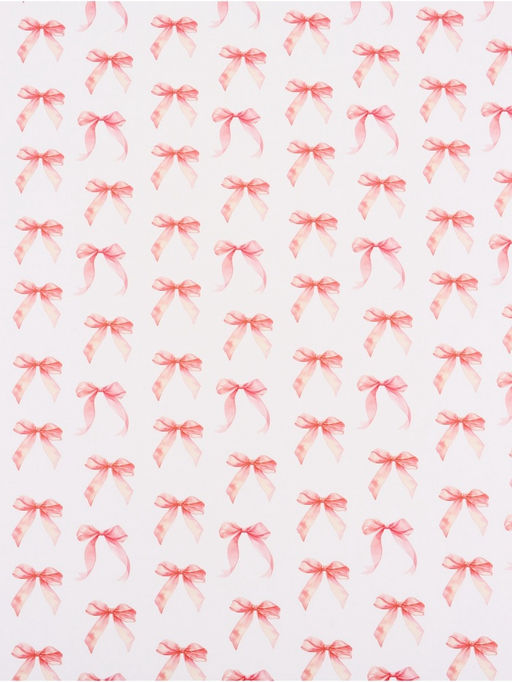 Цена за 10 шт. Бумага упаковочная глянцевая «Бантики», 50 × 70 см