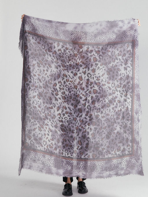 Большой, красивый платок из вареного хлопка. Рисунок на полотно наносится вручную - Tantino фото 4