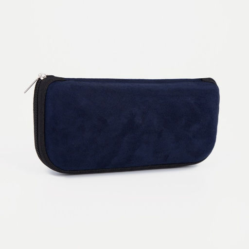 Футляр для очков на молнии, 16,5 х 4 х 7,5 см, цвет тёмно-синий - Simaland фото 2