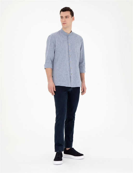 Lacivert Straight Fit Jean Pantolon - Pierre cardin фото 3