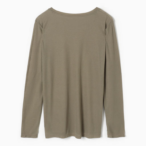 Лонгслив женский KAFTAN: Basic line, хаки, размер 48-50