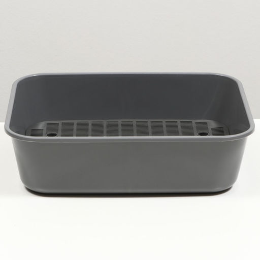 Туалет Сима с сеткой 29 х 38 х 10,5 серый FIX - Simaland фото 2