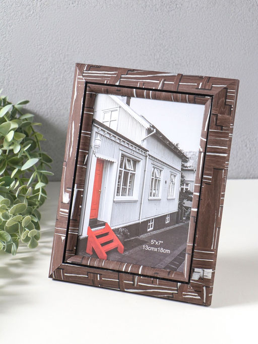 Фоторамка для фото 13×18 см «Моррис», пластик, т. коричневый, 23×18×2 см