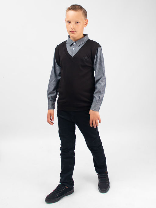 Джемпер-обманка для мальчика Соль&Перец уценка  фото 6