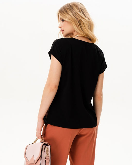 Туника кимоно с атласной полочкой 04.4.14 - Sahar art lab фото 3