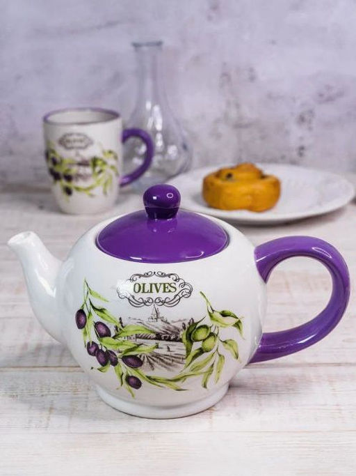 Чайник ОЛИВКИ 950 мл в подарочной упаковке арт.MFK21040 /МФК/  фото 9