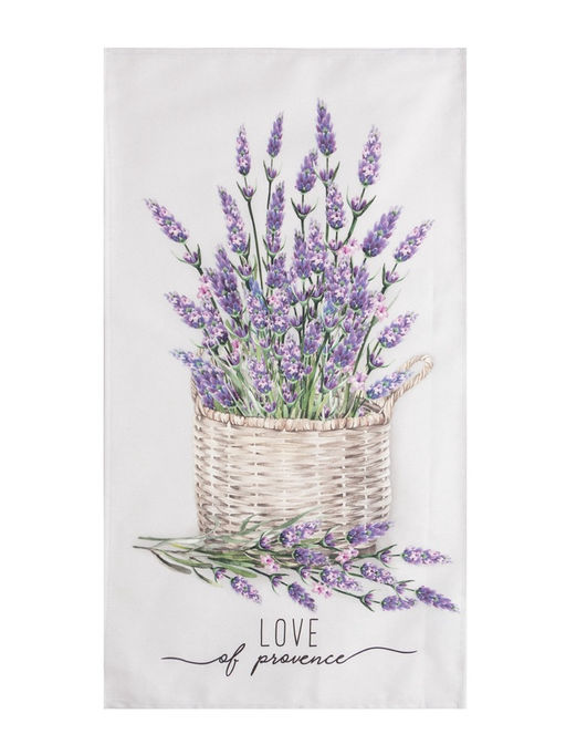 Полотенце «Этель» Lavender, 40×73 см, 100% хлопок, саржа 190 г/м²