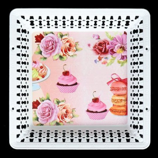 Поднос квадратный 26х3,5 см / JCA508 /уп 60/ - Галеонтрейд фото 7