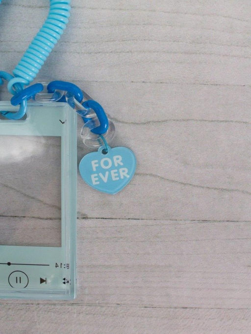 Футляр для карт с брелком "Forever song", blue