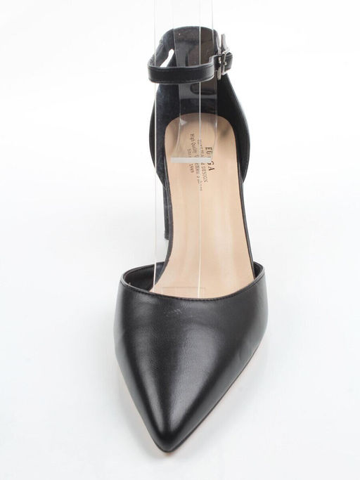 06-HDP1168-1 BLACK Туфли летние женские (натуральная кожа)