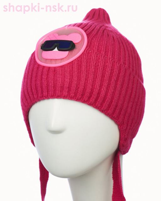04-27-M Шапка для девочки флис (50-52)