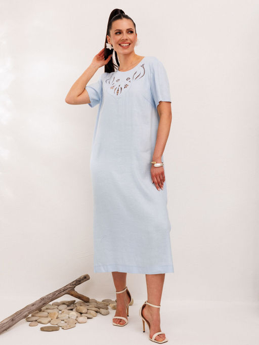 Платье Galean Style 1011 голубой