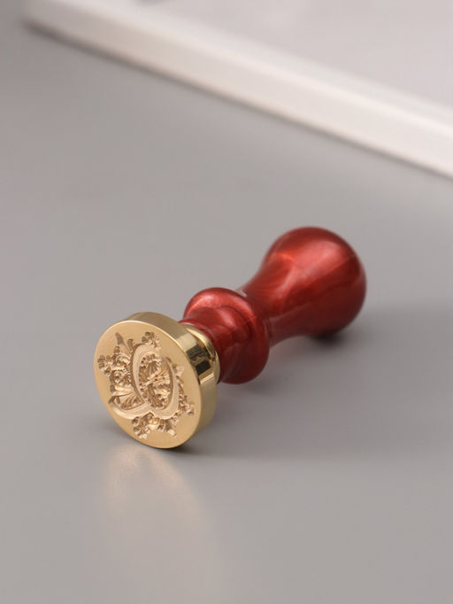 Печать для сургуча с пластиковой ручкой «Буква Q на вензеле», 2.5×2.5×6.3 см