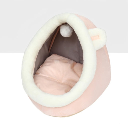 Домик для животных Зайка, 31 х 30 х 28см, розовый - Пижон фото 3