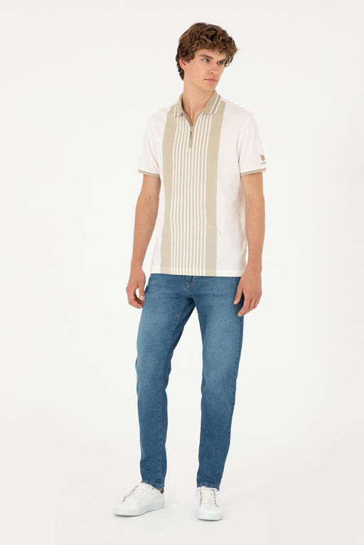 Мужская футболка цвета экрю - U.s. polo assn фото 4