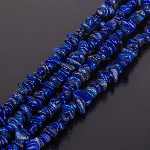 Бусины для рукоделия из Лазурита крошка (Афганистан)