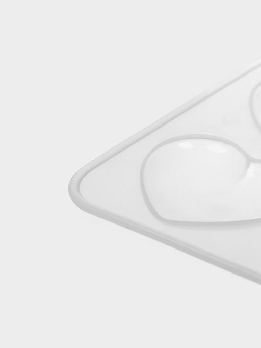 Форма для шоколада Доляна Сердечки, силикон, 20?17.5?0.6 см, 9 ячеек (5.5?5 см), прозрачная