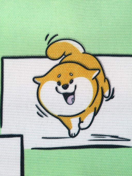 Папка для труда, А4, текстильная, 35×27×7 см «Сиба веселый»