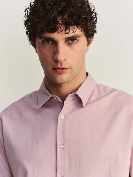 Рубашка с добавлением льна ZR2605043013-97 / Zarina  фото 7